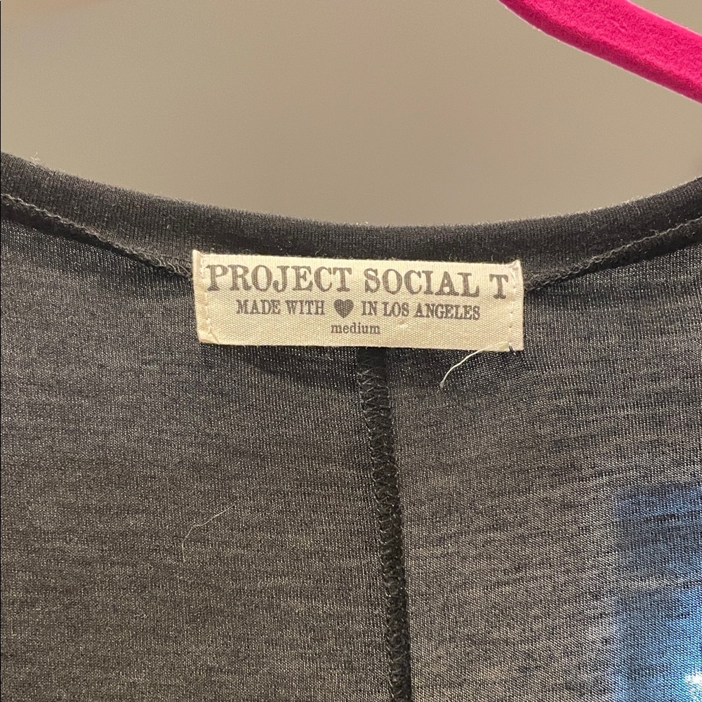 Project Social t Black Celestial Graphic tunic(bw) - Picture 2 of 7